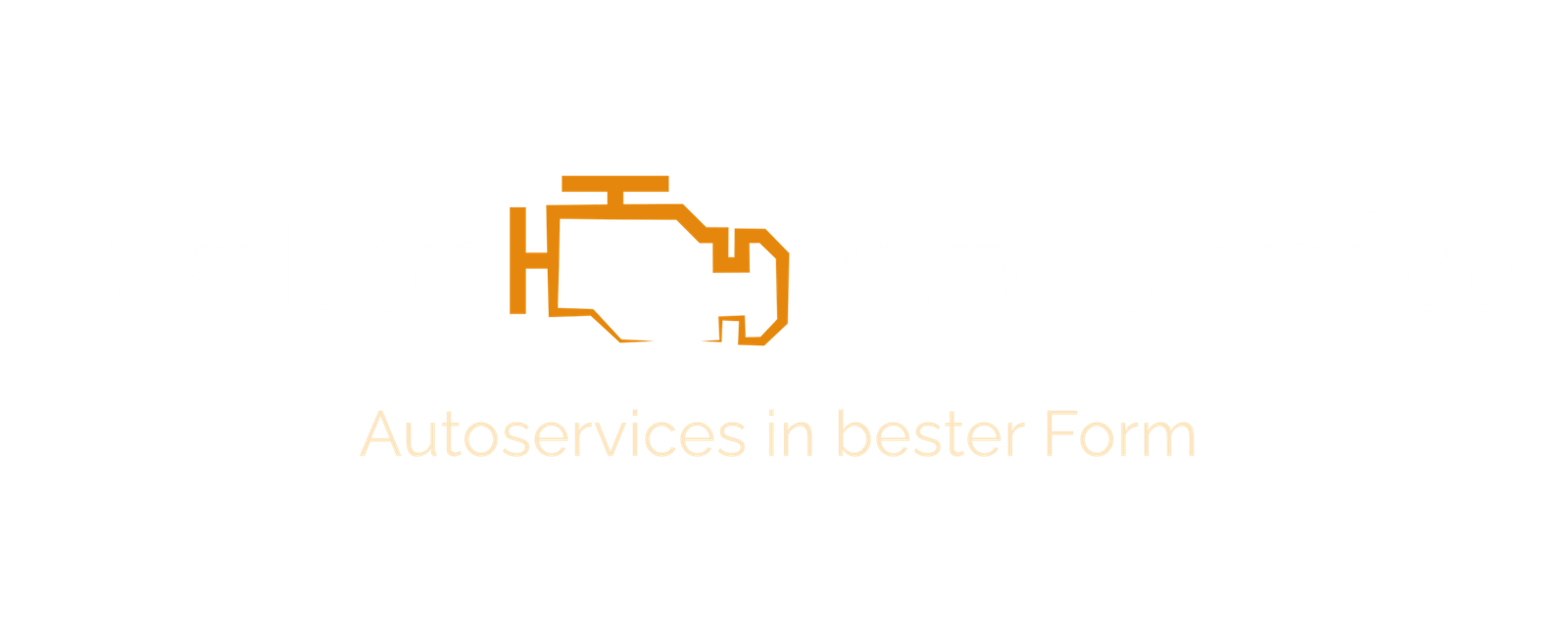 a black and orange logo